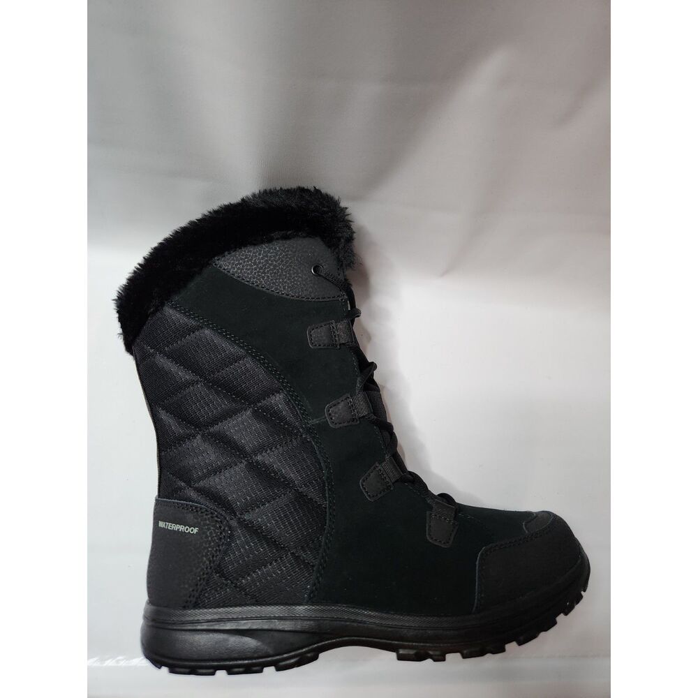 Columbia Ice Maiden II Waterproof Winter Boots Women’s 8.5 Black - Picture 6 of 10